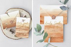 Watercolor Ombre Yellow &amp; Gold Product Image 2