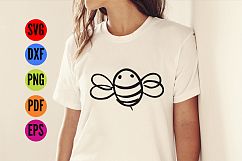 Bee SVG Cutting File  Product Image 3