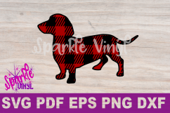 dachshund dog printable with svg files for cricut or silhouette use as clipart decal vinyl stencil vector cut files eps dxf png DIY iron on Product Image 2