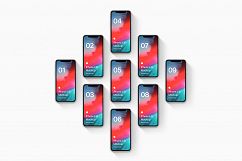 iPhone XR 20 Mockups Scenes 5K - PSD Product Image 19