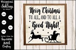 Merry Christmas To All TWO SVG Product Image 1