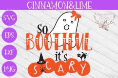 So Bootiful It&#039;s Scary Halloween Kids SVG Cut File Product Image 1