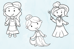Cinderella Fairy Tale Digital Stamp Collection Product Image 2
