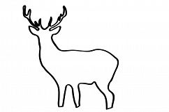 AA41- Deers- Antlers - SVG cut file - Deer - Antlers, Bundle Product Image 5