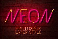 Neon Photoshop Layer Style Product Image 1