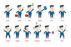 Business Man Mascot Mega Pack Bundles - 48 ready position Product Image 2