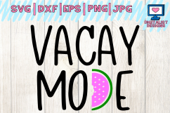 summer svg, shady beach svg, aloha svg, vacay mode svg, beach shirt, summer shirt, svg for cricut, silhouette, anchor svg, pineapple svg, eps, png Product Image 2