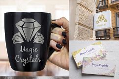 Magic Crystals - vector collection Product Image 15