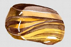 Watercolor semi precious stones PNG set Product Image 5