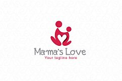 Mama’s Care - Human Icon Logo Template Product Image 1