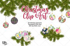 Christmas Clip Art - Christmas balls Product Image 3