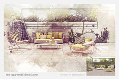 Architecture Sketch Photoshop Action Product Image 18