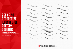 40 Decorative Pattern Brushes Product Image 2