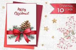 Watercolor Christmas cliparts Product Image 9