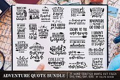 Adventure &amp; Travel Quote SVG Cut File Bundle Product Image 1