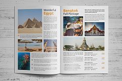 Holiday Travel Brochure Catalog Design v3 Product Image 9