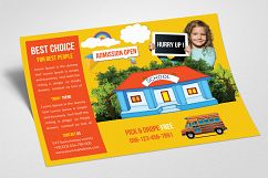Admission Open Horizontal Flyer Template Product Image 2