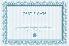 Certificate vintage ornamental frame vector Product Image 1