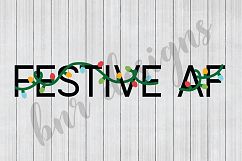 Christmas SVG, Festive SVG, SVG Files, DXF Files Product Image 1