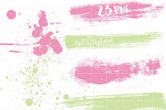 Watercolor Brush Strokes Clip Art Product Image 3