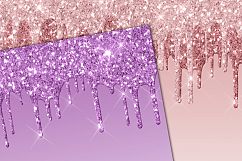 Dripping Glitter Digital Paper Product Image 2