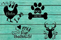 Animal quotes svg cutting files | fall quotes svg cutting Product Image 3