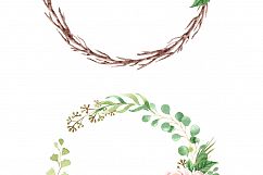 Watercolor Floral Design Kit Product Image 6