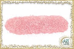 Brush Strokes in Blush Pink - Pink Glitter - Digital Clipart 24 of beautiful PNG files Product Image 17