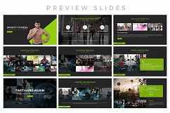 Sporty Fitness Presentation Template Product Image 2