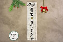 Merry Christmas Happy New Year Believe bundle vertical sign Product Image 3