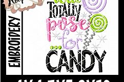 Will Totally Pose For Candy - Halloween Embroi Product Image 2