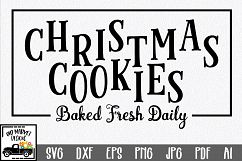 Christmas SVG Cut File - Christmas Cookies SVG DXF PNG EPS Product Image 1