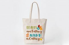 Leaves are Falling SVG - Fall SVG Cut File - DXF EPS PNG JPG Product Image 7