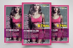 Body Fitness Club Flyer Template Product Image 1