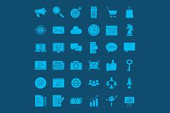 Marketing Line Art Icons Product Image 4