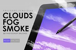 Clouds, Fog, Smoke Photoshop Brushes Product Image 1