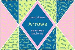 Hand drawn arrows - vector patterns Product Image 1