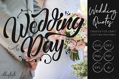 Wedding SVG Cut Files Bundle - Wedding Quotes - Wedding SVG Product Image 8