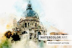 Watercolor Photoshop Action Product Image 1