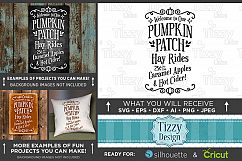 Welcome to Our Pumpkin Hay Rides Thanksgiving SVG - 6015 Product Image 1