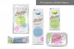 Packaging for Dairy Products Presentation Mockup Product Image 2