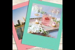 100 Gingham Photo Frames, Picture Frames, Planner Clip arts Product Image 3