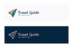 Travel Guide - Origami Air Plane Stock Logo Template for Tourism App Product Image 2