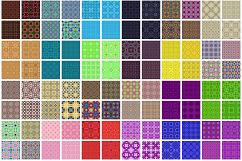 108 colorful seamless kaleidoscope triangle patterns (AI, EPS, JPG 5000x5000) Product Image 2