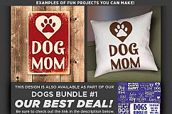 Dog Mom SVG File - Dog Paw Print SVG - Paw Print SVG - 804 Product Image 2