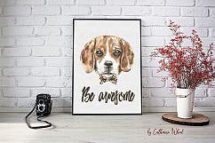 Watercolor Dogs. Animal creator. Product Image 12