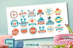 63 SUMMER VINTAGE BADGE &amp; RIBBON Product Image 6