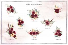 Burgundy Bouquets &amp; Animals Product Image 9