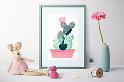 Cacti With Smiling Pots Product Image 2