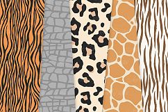 Animal Print Vector Patterns -  Safari Seamless Digital Papers Product Image 4